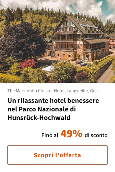 Un rilassante hotel benessere nel Parco Nazionale di Hunsrück-Hochwald