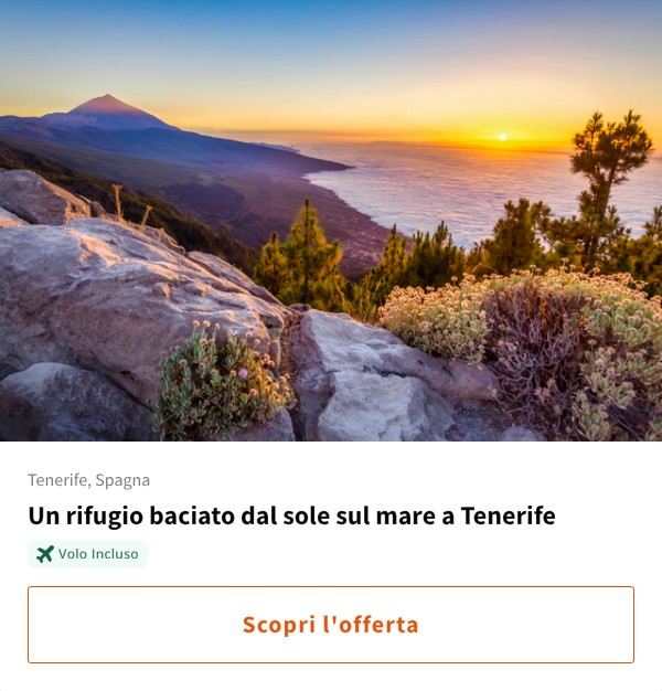 Un rifugio baciato dal sole sul mare a Tenerife