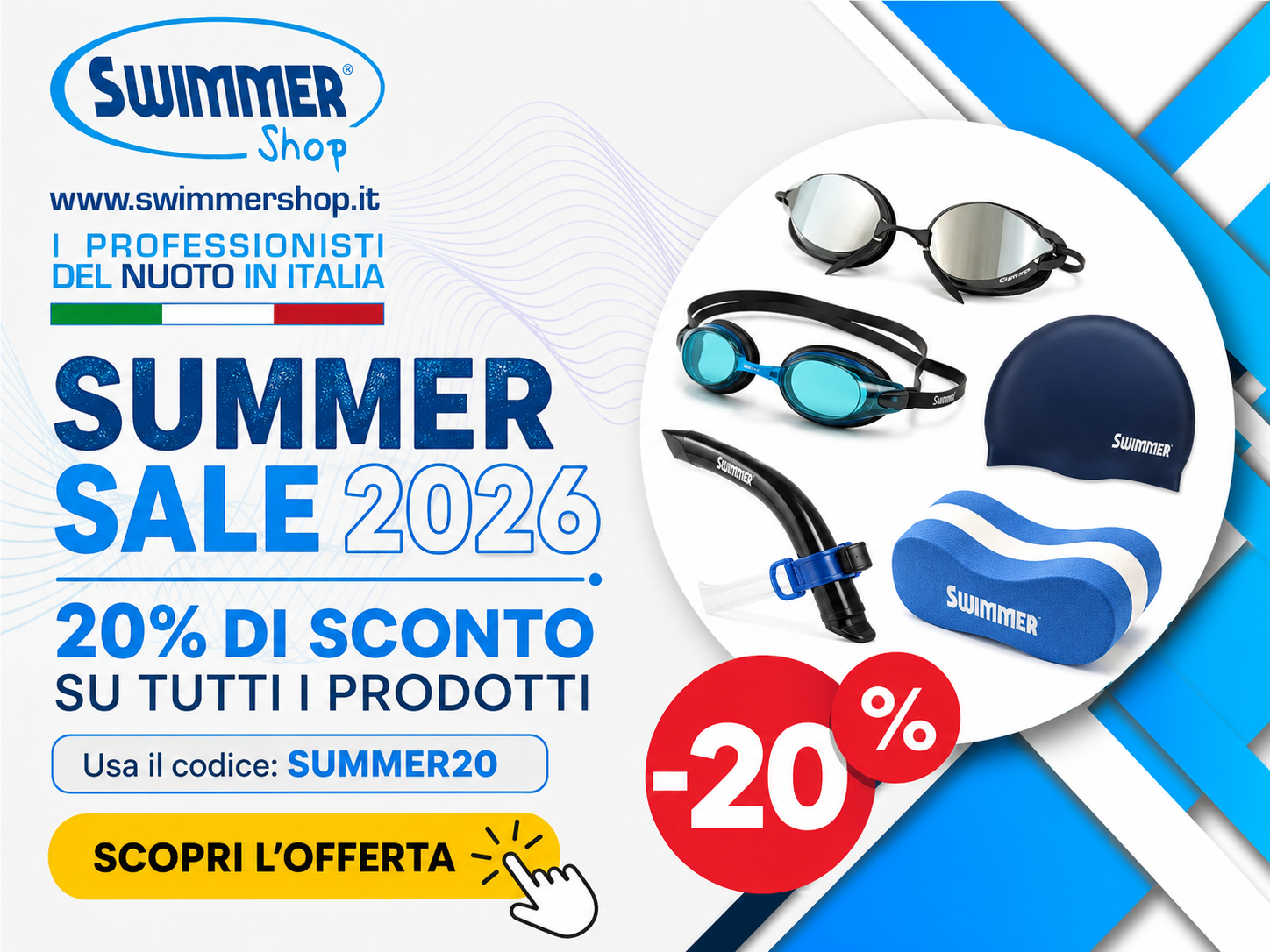 Summer Sale 2026 -20% di sconto 