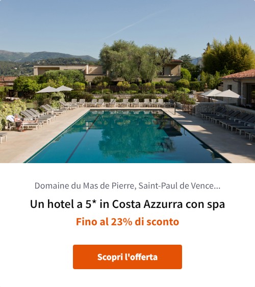 Un hotel a 5* in Costa Azzurra con spa