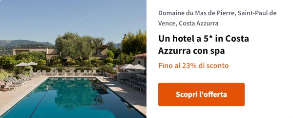 Un hotel a 5* in Costa Azzurra con spa