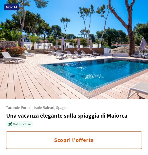 Una vacanza elegante sulla spiaggia di Maiorca