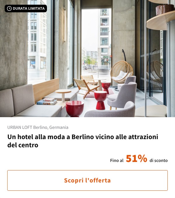 Un hotel alla moda a Berlino vicino alle attrazioni del centro