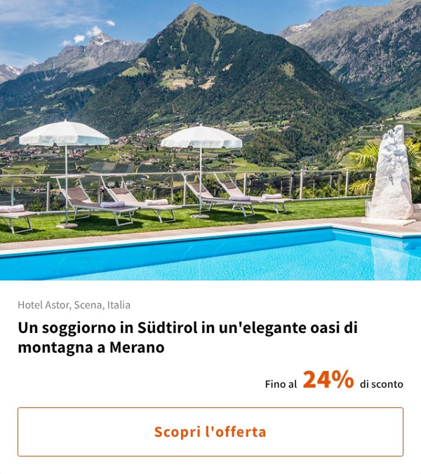 Un soggiorno in Südtirol in un'elegante oasi di montagna a Merano