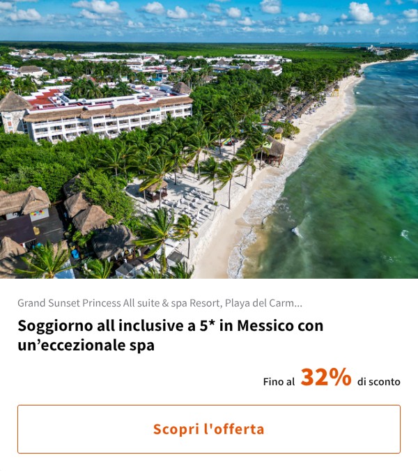 Soggiorno all inclusive a 5* in Messico con un%27eccezionale spa