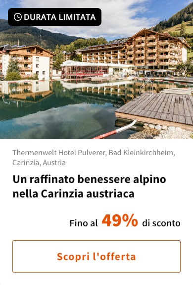 Un raffinato benessere alpino nella Carinzia austriaca
