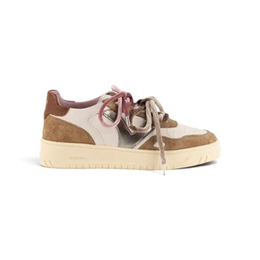 Sneakers Donna Patchwork Cuoio Doppio Laccio | Victoria
