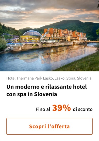 Un moderno e rilassante hotel con spa in Slovenia