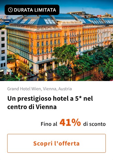 Un prestigioso hotel a 5* nel centro di Vienna