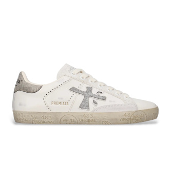 Sneakers in pelle bianca Stevend 8127