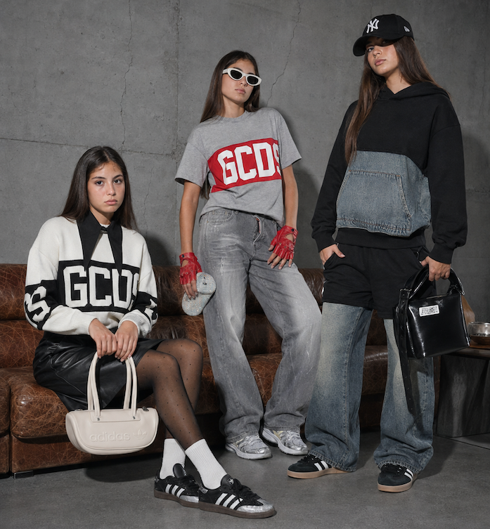 maglione a girocollo gcds panna 