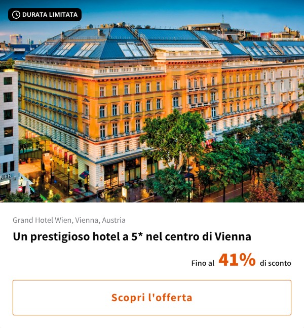 Un prestigioso hotel a 5* nel centro di Vienna