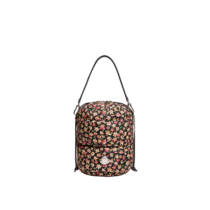 Borsa a secchiello Caradoc con motivo floreale