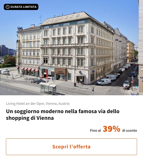 Un soggiorno moderno nella famosa via dello shopping di Vienna