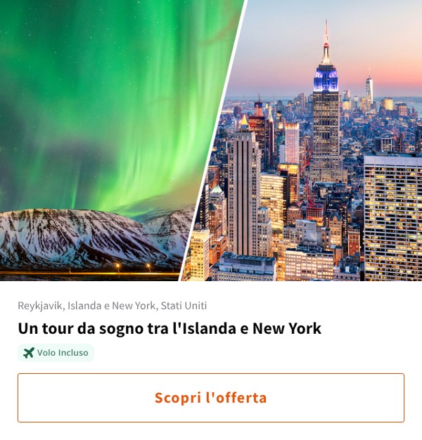 Un tour da sogno tra l'Islanda e New York