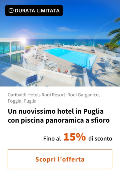 Un nuovissimo hotel in Puglia con piscina panoramica a sfioro