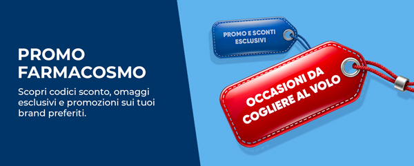 Scopri codici sconto, omaggi esclusivi e promozioni su Farmacosmo!