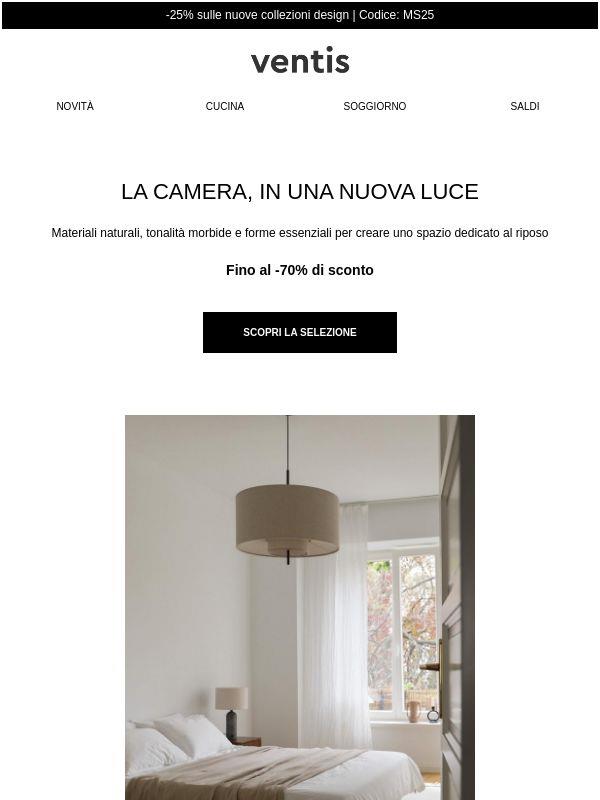 Camera da letto: saldi fino al -70%