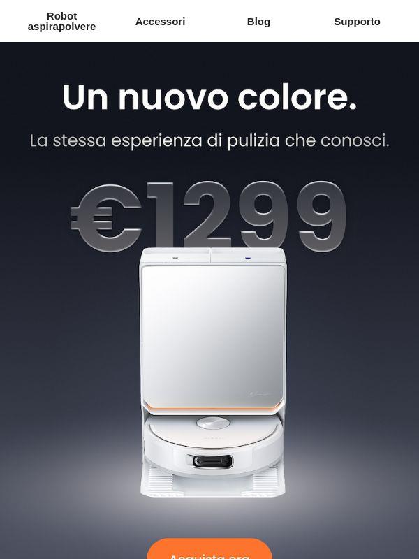 Non solo nero. Ora Flow 2 c'è anche in bianco.
