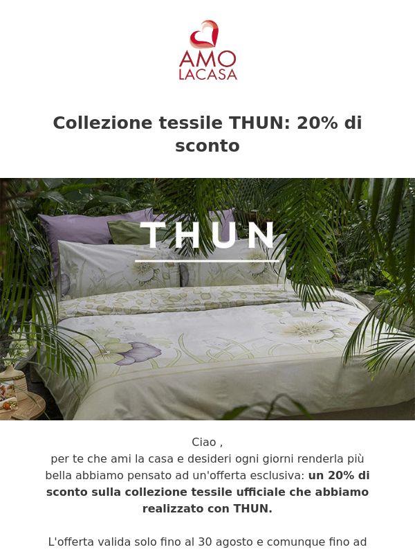 Tessile THUN in saldo! Sconto 20% sulle collezioni