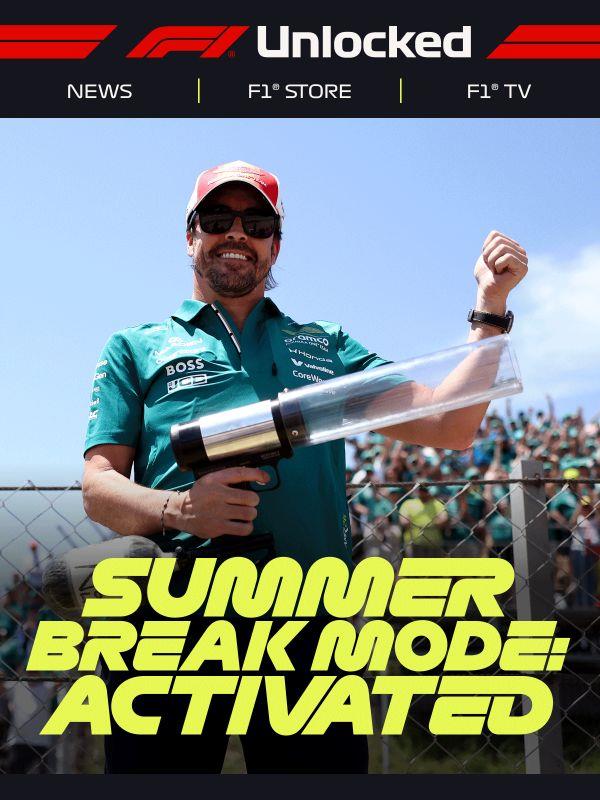 Think F1® stops for Summer? Think again.