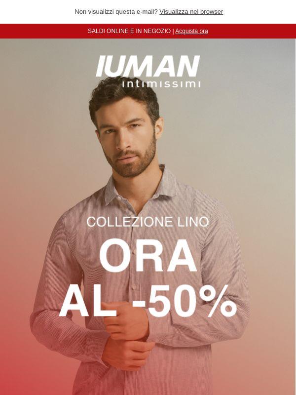 Collezione Lino ora in SALDO al -50% 🍃