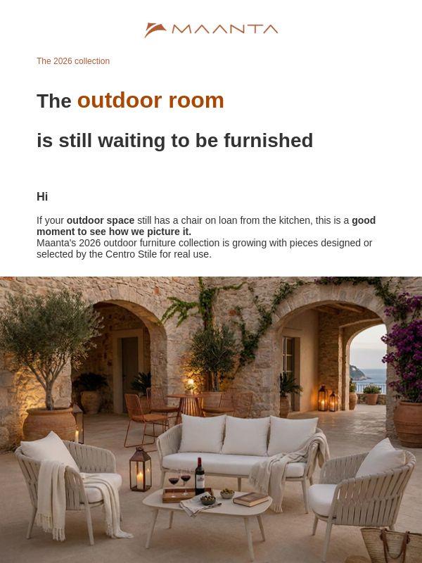 The 2026 outdoor furniture collection