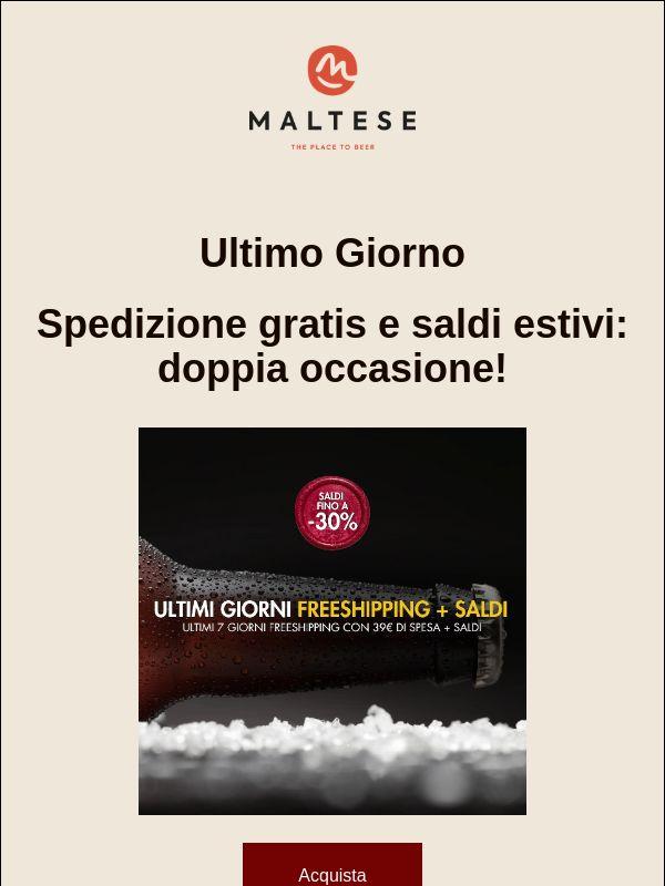 Ultimo Giorno - Spedizione gratuita 🚚 + saldi estivi