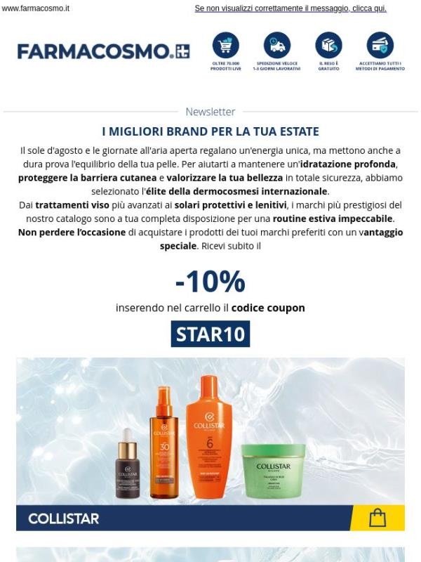 💎 -10% al checkout su 8 top brand del beauty!