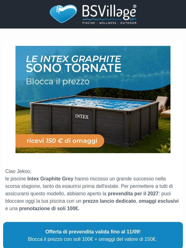 Intex Graphite: prezzo bloccato e 150€ di omaggi
