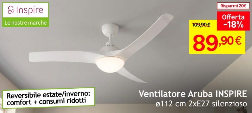 Ventilatore Aruba INSPIRE 89,90 &euro;