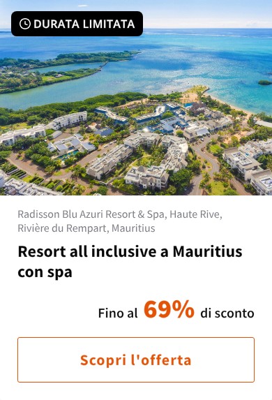 Resort all inclusive a Mauritius con spa