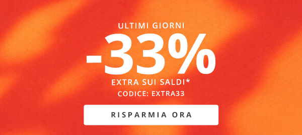 33% extra sui saldi