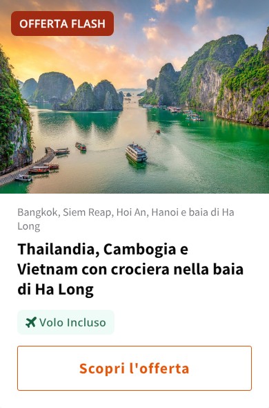 Thailandia, Cambogia e Vietnam con crociera nella baia di Ha Long