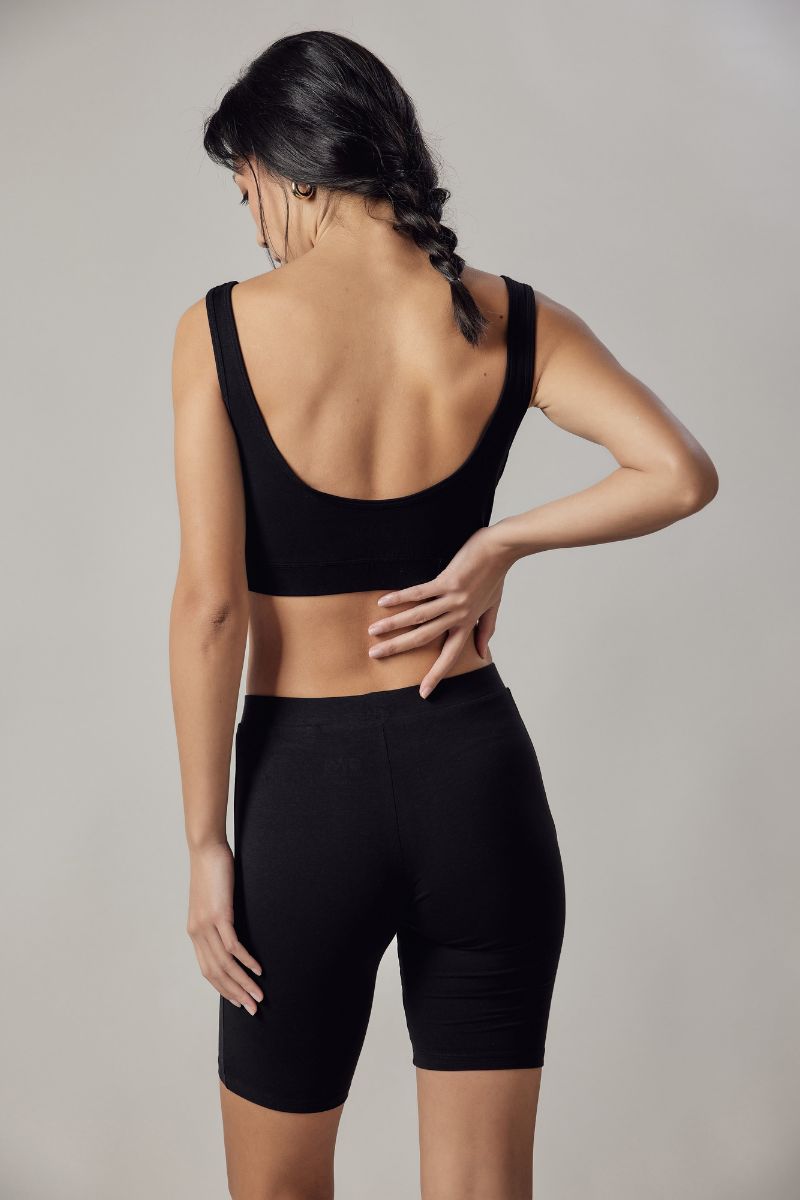 Set Active Biker + Top Sportivo Nero