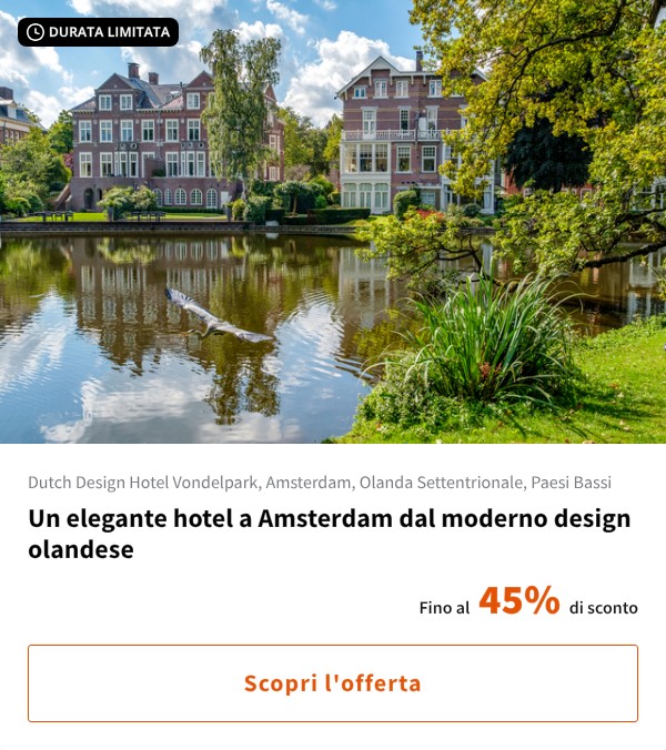 Un elegante hotel a Amsterdam dal moderno design olandese