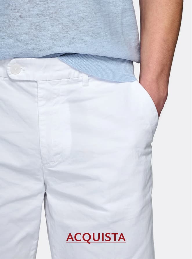 Bermuda in cotone gabardine