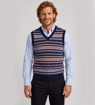 Gilet blu navy Stow