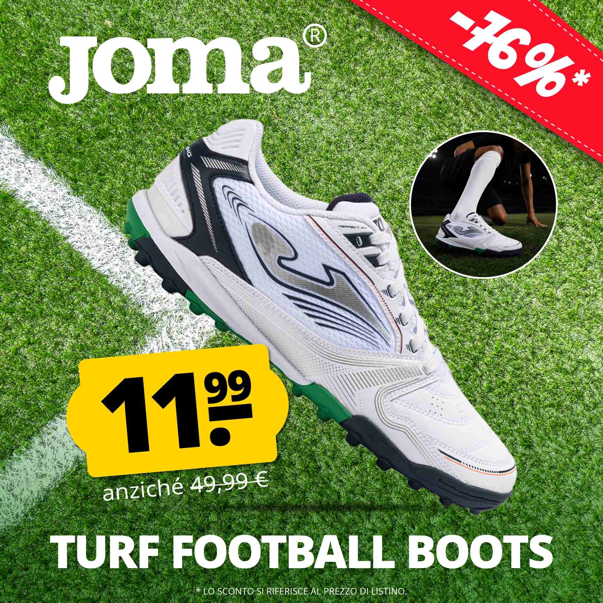 homa dribling street turf uomo scarpe da calcio con multi taccheti