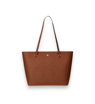 Borsa tote Karly media in pelle a tracolla marrone