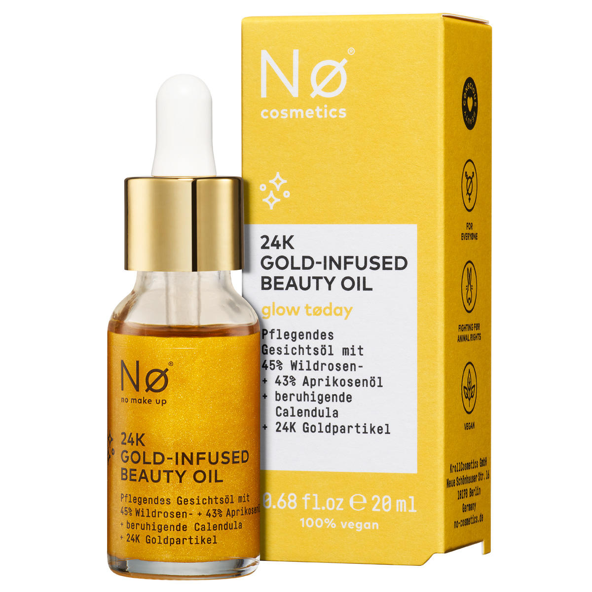 glow tøday 24K Gold-Infused Beauty Oil