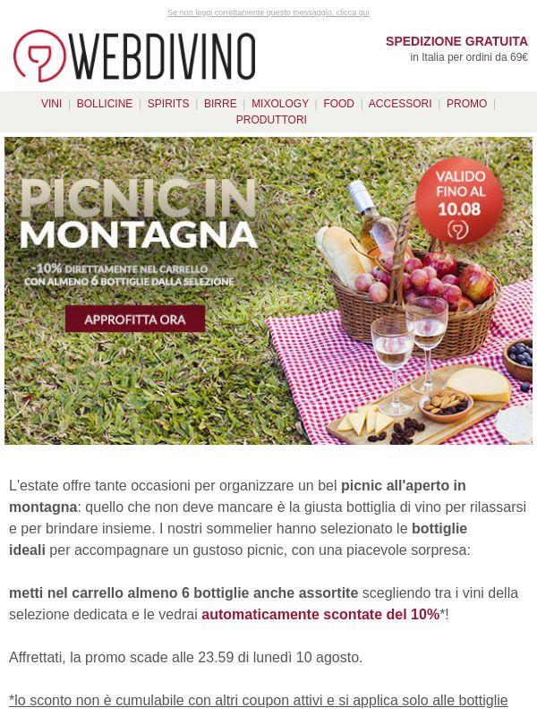 Vini da picnic ☘️ -10% sulla selezione!