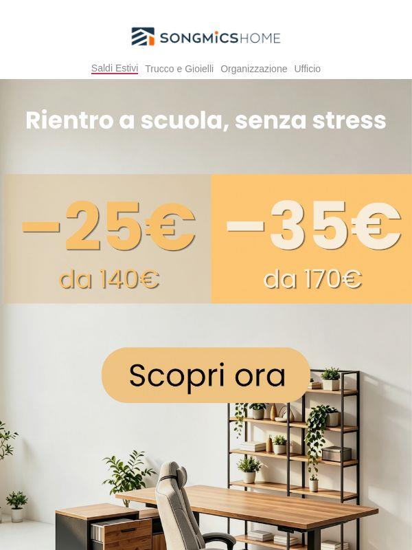 Rientro a scuola – fino a 35€ su tutto！