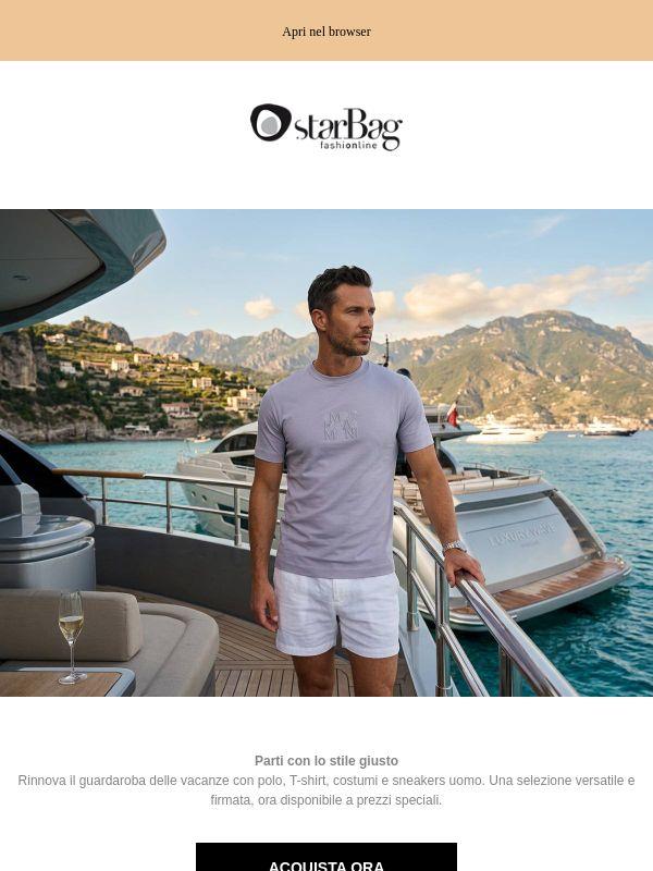 Il guardaroba uomo per le vacanze è in saldo 👕