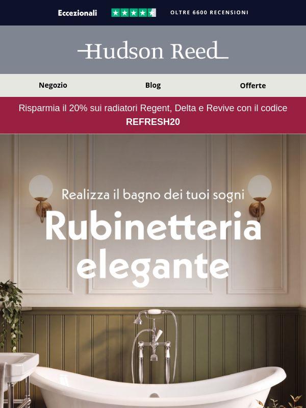 Rubinetteria di alta gamma per valorizzare ogni bagno