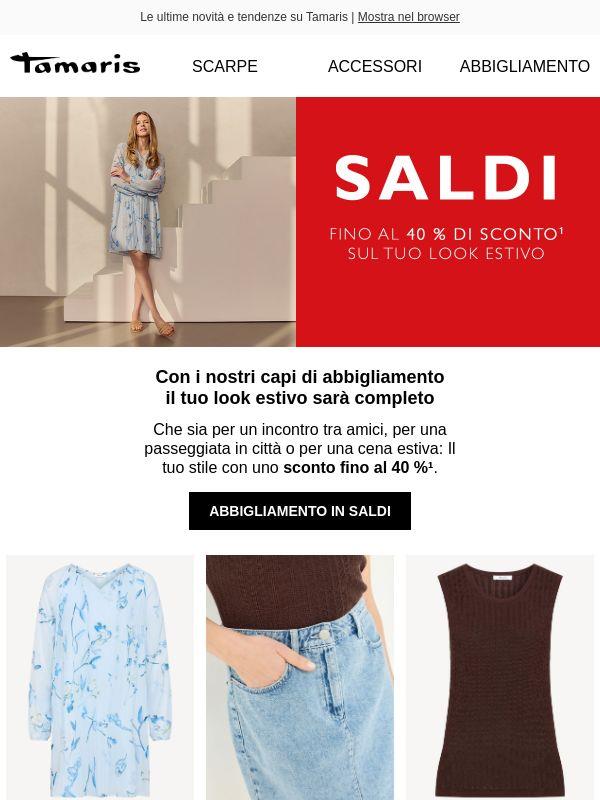 Il tuo look estivo con sconti fino al 40 % 🤩