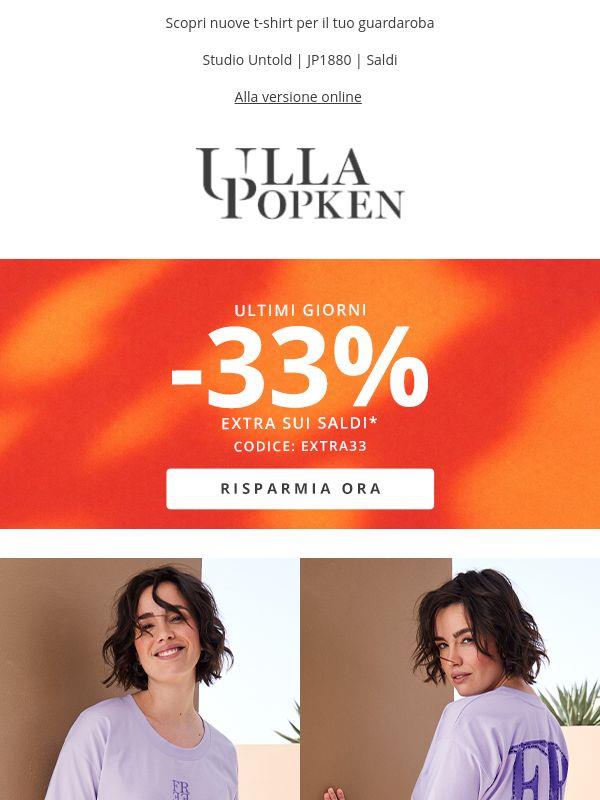 💖 I saldi continuano: -33% EXTRA