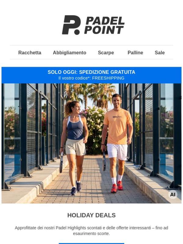 Solo oggi: ordinate con spedizione gratuita!