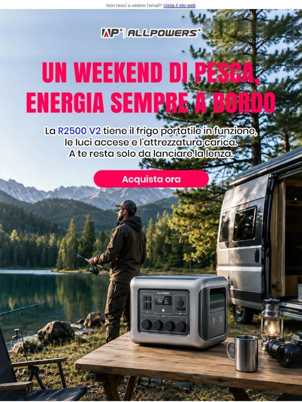 Più tempo per pescare. Meno pensieri per l’energia.