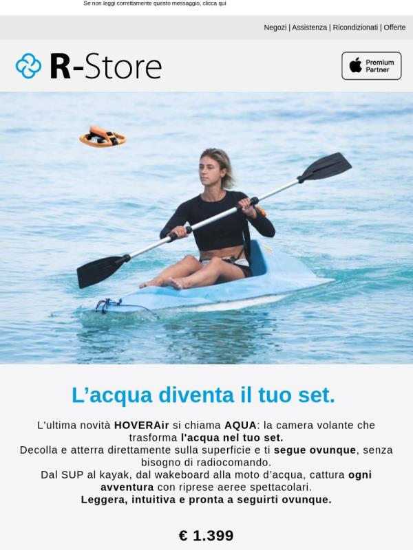 HOVERAir AQUA: la camera volante che non teme l'acqua.